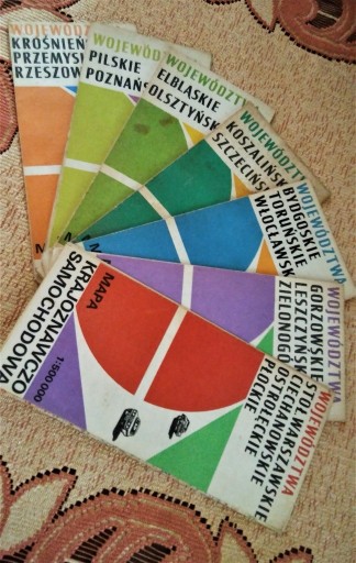 Zdjęcie oferty: Mapy samochodowe czasy PRL-u