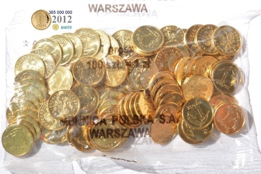 Zdjęcie oferty: WORECZEK MENNICZY 1 GR 2012 MW 