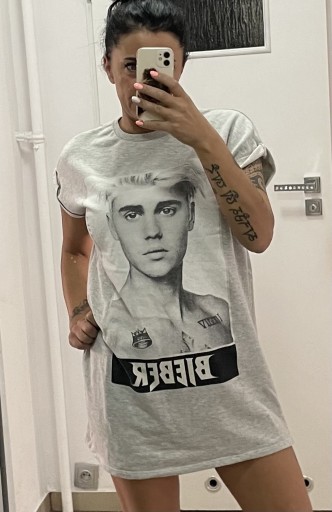 Zdjęcie oferty: Bieber H&M piękna dresowa sukienka rozm-L