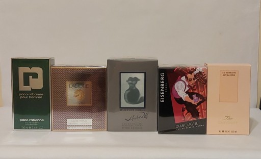 Zdjęcie oferty: Perfumy Paco Lalique Dali Eisenberg Davidoff folia