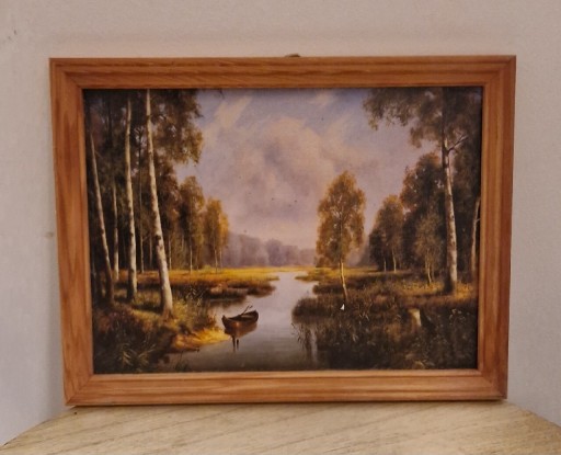 Zdjęcie oferty: Obraz "Zamość" rozmiar 21x27 cm drewniana ramka