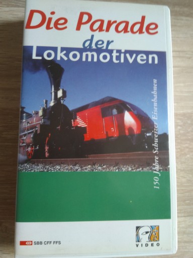 Zdjęcie oferty: Parada lokomotyw - niemiecki, VHS