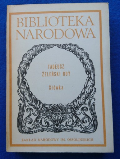 Zdjęcie oferty: Słówka. Tadeusz Żeleński Boy 