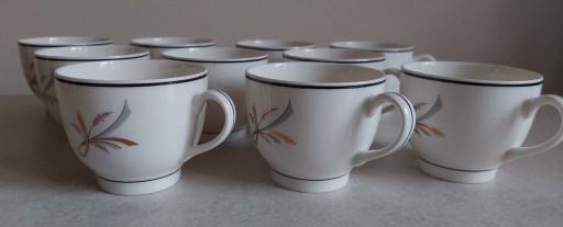 Zdjęcie oferty: Zestaw Filiżanek Fabryka Porcelany Książ 10szt. 