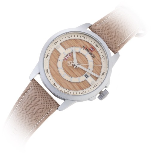 Zdjęcie oferty: Zegarek na pasku, beżowy Naviforce od firmy