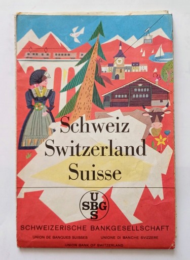 Zdjęcie oferty: Karte der Schweiz 1964 O. M. Müller & 1979