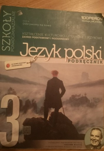 Zdjęcie oferty: Podręcznik do języka polskiego cz. 3 wyd. Opera 