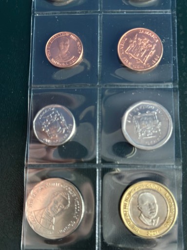 Zdjęcie oferty: Jamaica - Set 6 Coins 10 25 Cents 1 5 10 20 Dollar