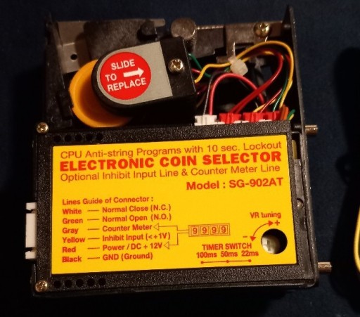 Zdjęcie oferty: Wrzutnik/akceptora monet wzorcówka