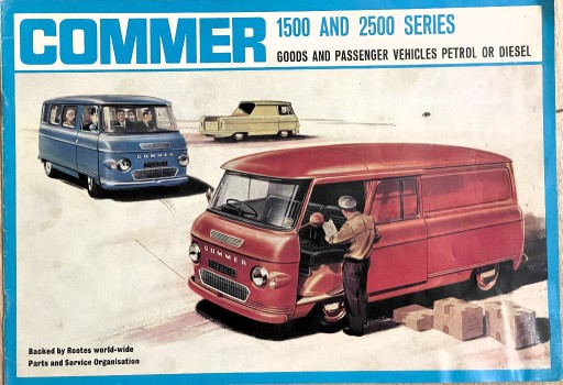 Zdjęcie oferty: PROSPEKT FOLDER - COMMER 1500/2500 SERIES (1965 r)