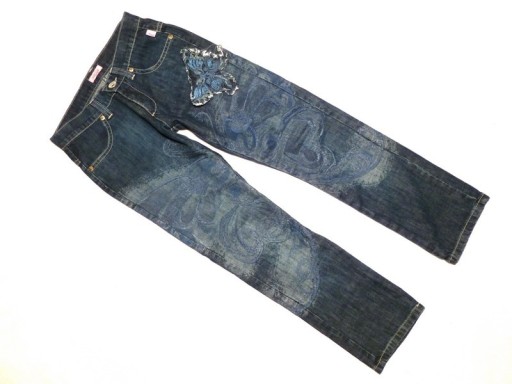 Zdjęcie oferty: ROBERTO CAVALI Spodnie jeansowe rozm. 138cm 8lat