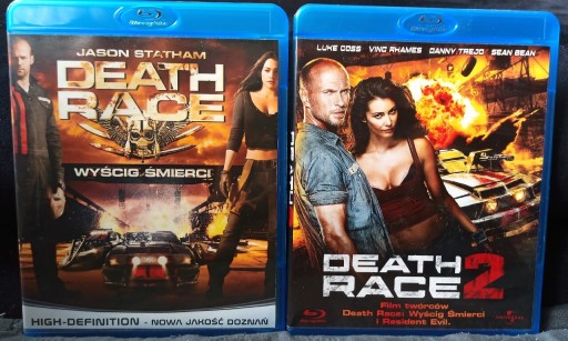 Zdjęcie oferty: DEATH REACE, DEATH REACE 2, LEKTOR PL, 2 X BLU-RAY