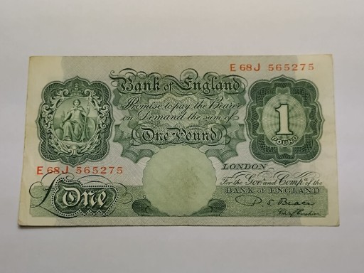 Zdjęcie oferty: Banknot 1 funt Anglia 