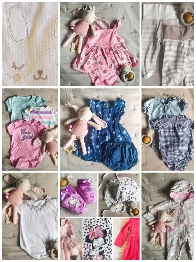 Zdjęcie oferty: Ubranka niemowlęce rozmiar 62 -80 dla dziewczynki