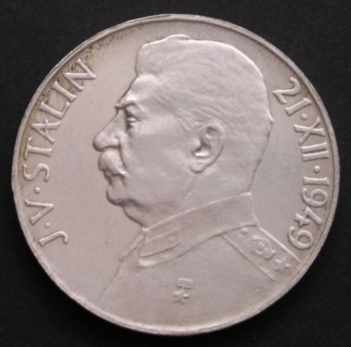 Zdjęcie oferty: Czechosłowacja 100 koron 1949 - Stalin - srebro