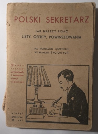 Zdjęcie oferty: Polski Sekretarz jak pisać listy... do renowacji