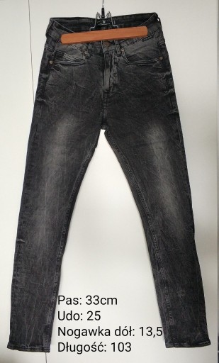 Zdjęcie oferty: ZARA jeansy pas 33cm, długość 103cm