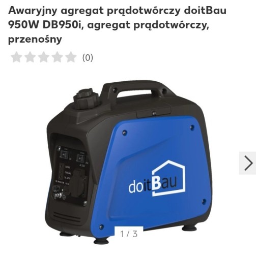 Zdjęcie oferty: Agregat prądotwórczy podręczny walizkowy 8.5 kg