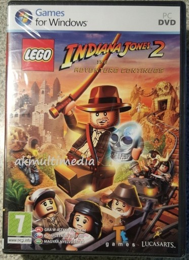 Zdjęcie oferty: Lego Indiana Jones 2 Adventure Continu folia PC PL