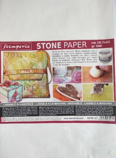 Zdjęcie oferty: Stamperia Papier Stone A3 