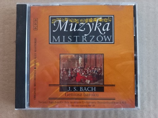 Zdjęcie oferty: Muzyka Mistrzów J. S. Bach Geniusz Baroku płyta CD