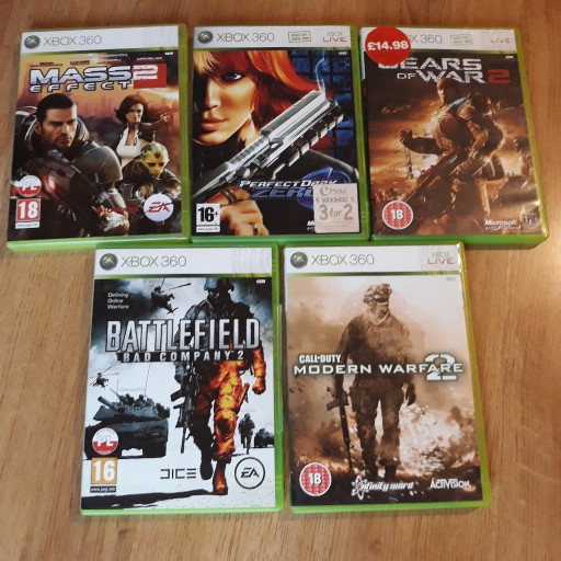 Zdjęcie oferty: Gry na konsole Xbox 360 Używane w db.stanie 5 szt.