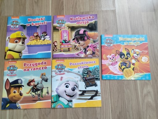 Zdjęcie oferty: 5 książek dla dzieci Psi Patrol Paw Patrol 