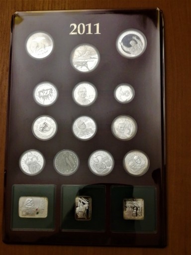 Zdjęcie oferty: Zestaw monet kolekcjonerskich z 2011 roku.