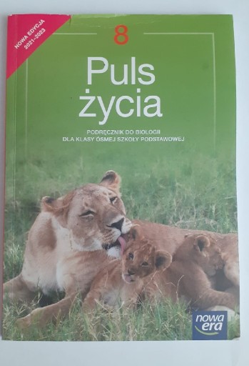 Zdjęcie oferty: Biologia puls życia klasa 8 wyd. Nowa Era