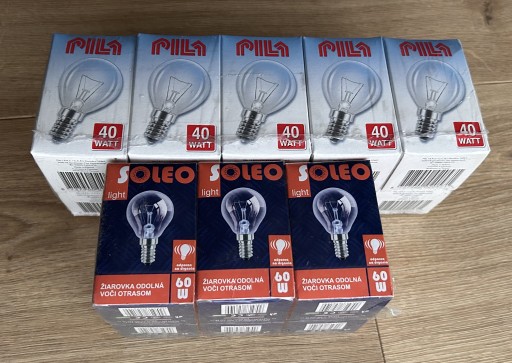 Zdjęcie oferty: Żarówki E14 10x40W i 5x60W z żarnikiem (nie LED)