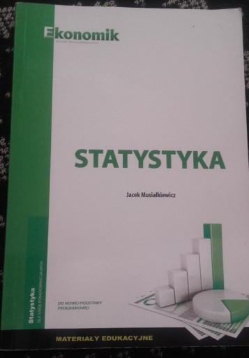 Zdjęcie oferty: STATYSTYKA JACEK MUSIAŁKIEWICZ TECHNIKUM EKONOMIK 