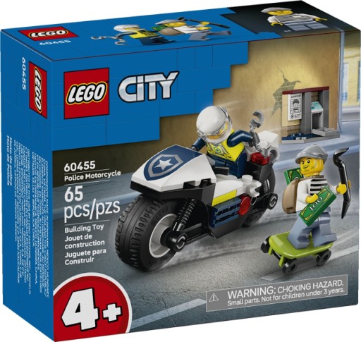 Zdjęcie oferty: LEGO City 60455 Pościg na motocyklu policyjnym