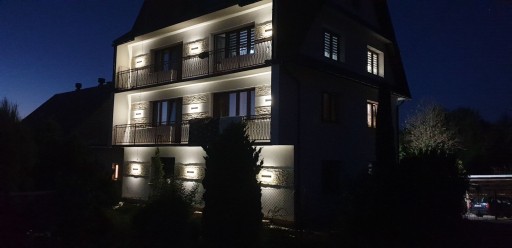 Zdjęcie oferty: Lampa na elewację, taras, balkon 50 cm. Czarna