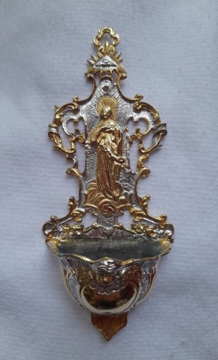 Zdjęcie oferty: Kropielnica srebro włochy poł. xx wieku