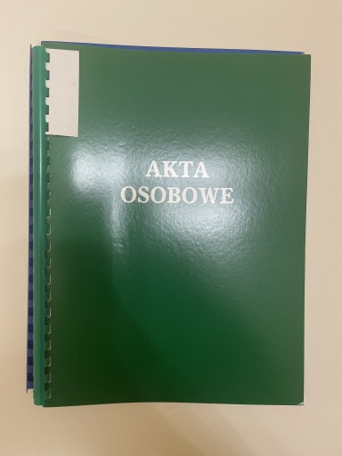 Zdjęcie oferty: Nowe akta osobowe A4