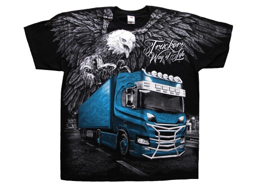 Zdjęcie oferty: Koszulka all Print "Truckers Way of life" 2xl