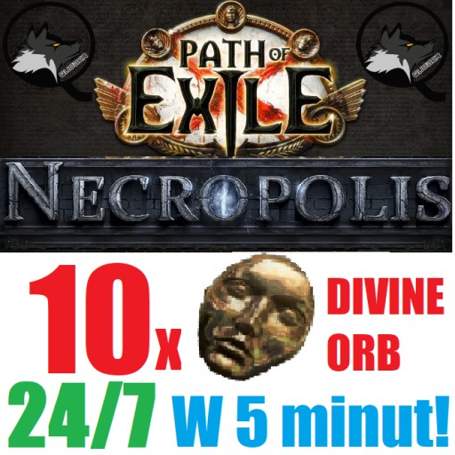 Zdjęcie oferty: 10x Divine Orb Necropolis Path of Exile poe PC