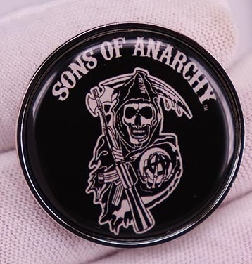 Zdjęcie oferty:  30 mm Przypinka Sons of Anarchy Synowie Anarchii