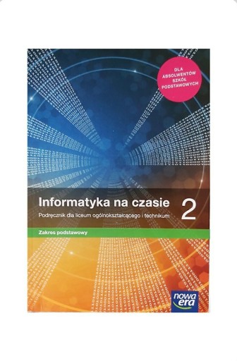 Zdjęcie oferty: Informatyka na czasie klasa 2 zakres podstawowy