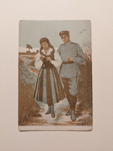 Zdjęcie oferty: Pocztówka kobieta i legionista, Radwański 