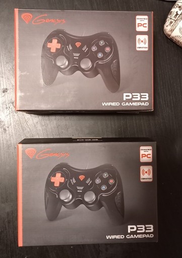 Zdjęcie oferty: Gamepad przewodowy Natec Genesis P33 dwie sztuki