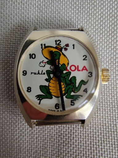 Zdjęcie oferty: Zegarek kolekcjonerski Ruhla Lola. Lata 80-te. 