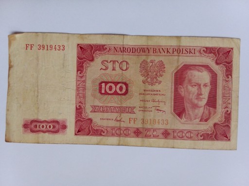 Zdjęcie oferty: 100zł 1948 banknot FF3919433
