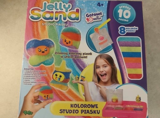 Zdjęcie oferty: Jelly Sand Kolorowe Studio Piasku 