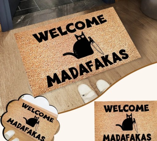 Zdjęcie oferty: Wycieraczka Welcome Madafakas Pod Drzwi 40x60cm