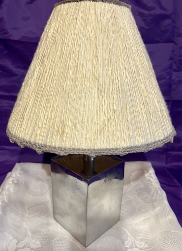 Zdjęcie oferty: Piękna Lampa z abażurem Ręcznie robionym
