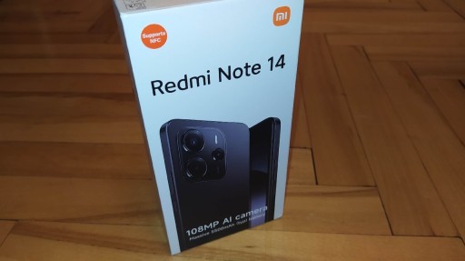 Zdjęcie oferty: XIAOMI REDMI NOTE 14 6/128 GB MIDNIGHT BLACK CZARNY 120Hz NFC 33W