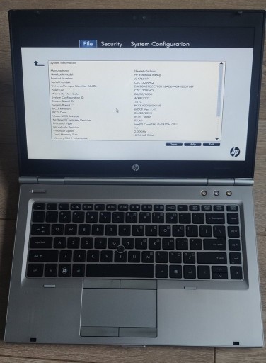 Zdjęcie oferty: Laptop HP Elitebook 8460p 14" Win10 i5 4gb ram