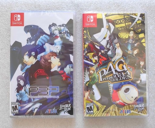 Zdjęcie oferty: UNIKAT PERSONA 3 PORTABLE PERSONA 4 GOLDEN SWITCH 