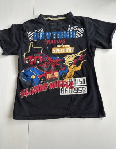 Zdjęcie oferty: T-shirt 8-9lat 128-134cm wyścigówki motoryzacja